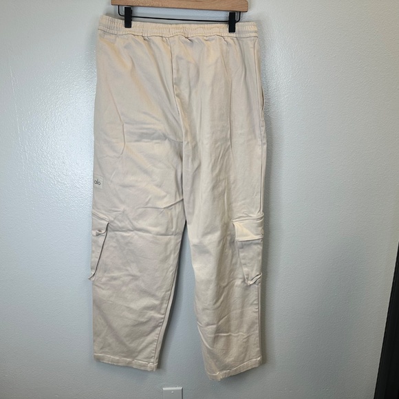 Alo Mens Northstar Cargo Pant in the color Bone size Large - Picture 4 of 10